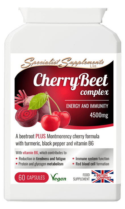 CherryBeet Complex x 60 Veg-Caps; Energy & Immune; Specialist Supplements