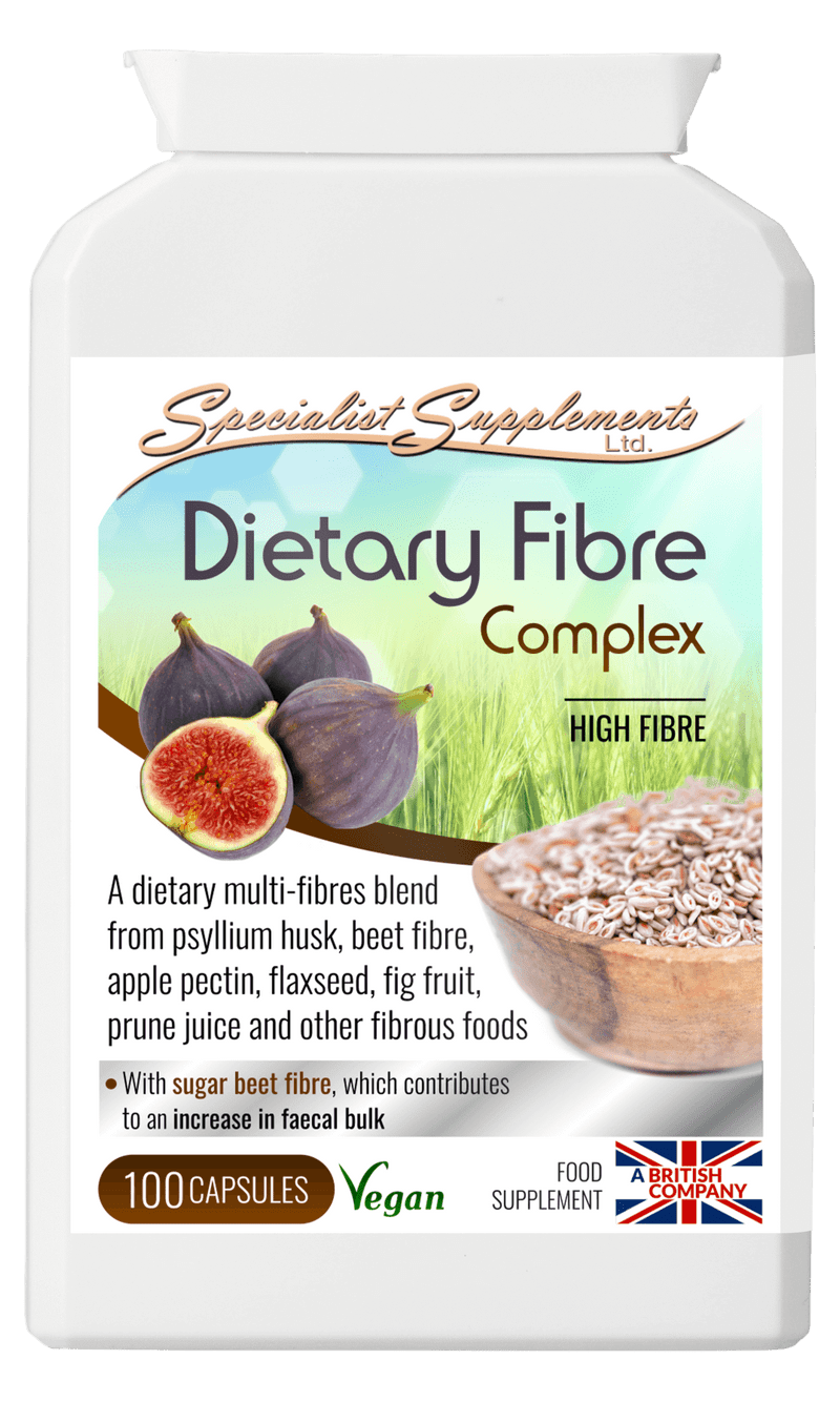 Dietary Fibre Complex x 100 Capsules; High Fibre Formula; Specialist Supplements