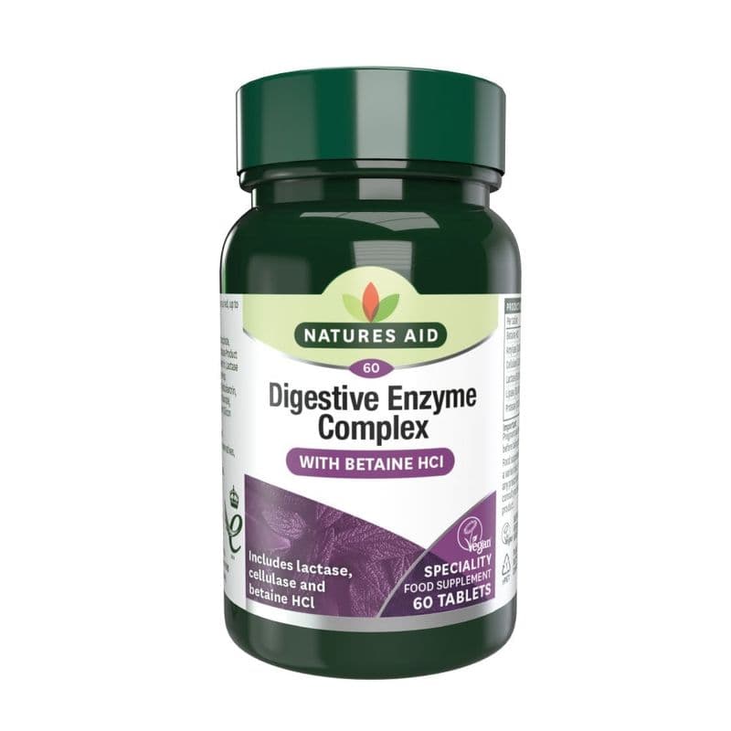 Digestive Enzymes Complex x 60 Tablets; Natures Aid
