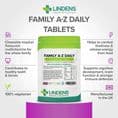 Family A-Z Daily Multivitamin x 90 Chewable Tablets ; Lindens