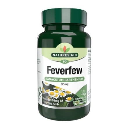 Feverfew 95mg x 90 Tablets; Natures Aid