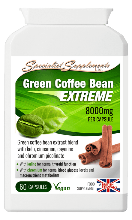 Green Coffee Bean EXTREME x 60 Veg-Caps; Weight Loss; Specialist Supplements