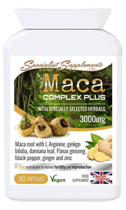 Maca Complex Plus with Herbals (3000mg Maca) x 90 Caps; Specialist Supplements