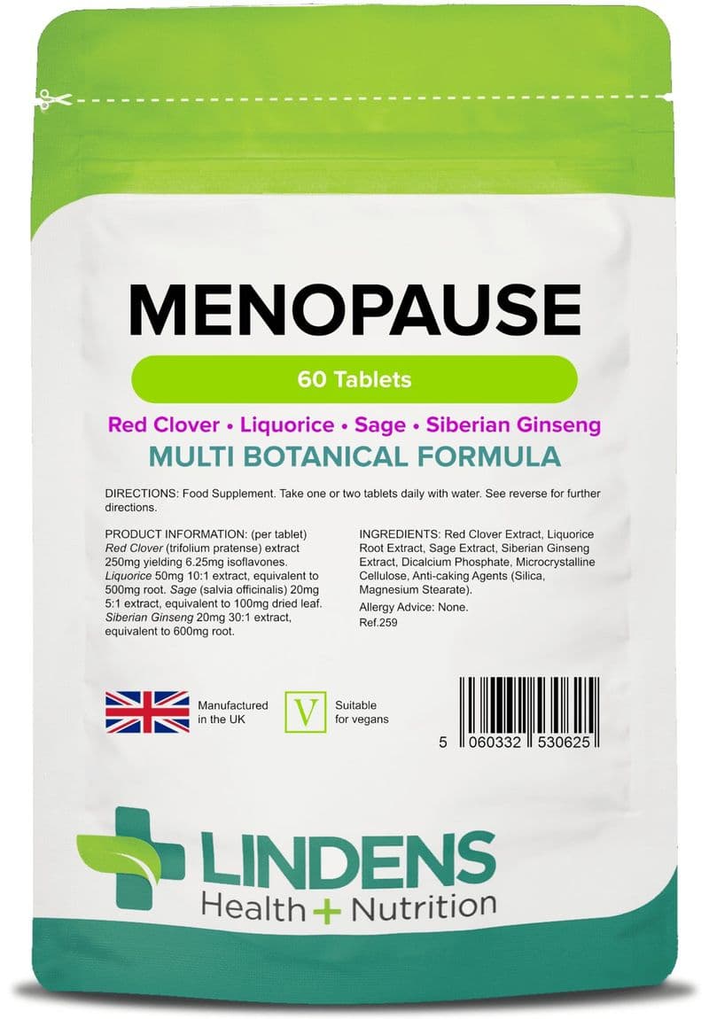 Menopause Multi Botanical Formula x 60 Tablets; Lindens