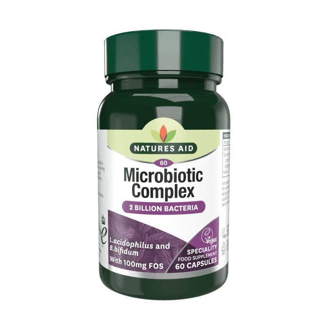 Microbiotic Complex x 60 Capsules: Natures Aid