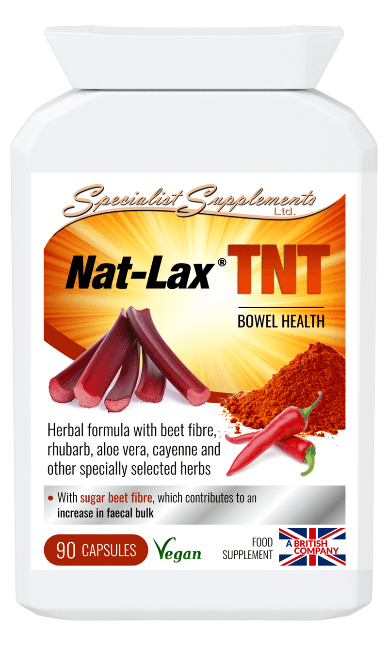 Nat-Lax TNT x 90 Veg-Capsules; Bowel Health; Specialist Supplements