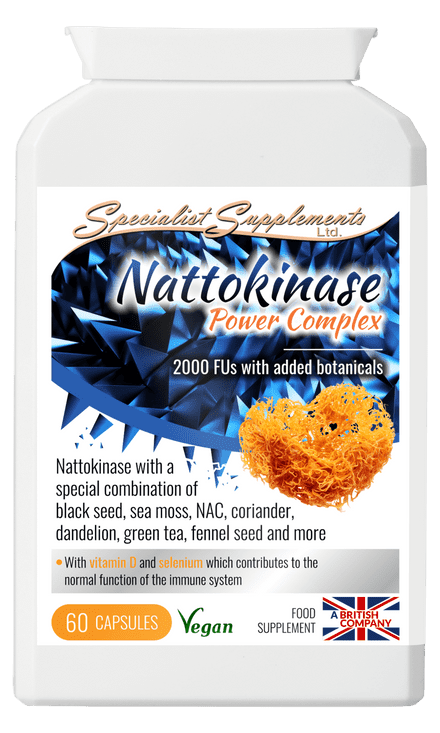 Nattokinase Power Complex x 60 Capsules; 2,000 FUs; Specialist Supplements