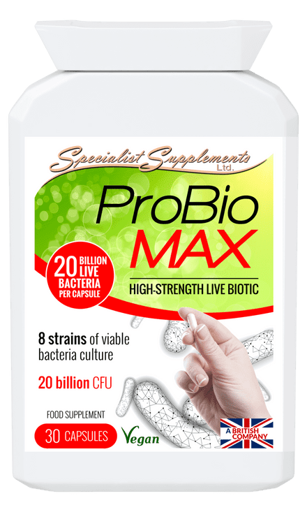 ProBio Max x 30 Caps; Hi-Strength Biotic; 20 Billion CFU; Specialist Supplements