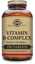 Vitamin B-Complex With Vitamin C x 100/250 Tablets; Solgar