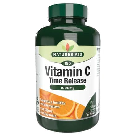 Vitamin C 1000mg Time Release x 30-180 Tablets; Natures Aid