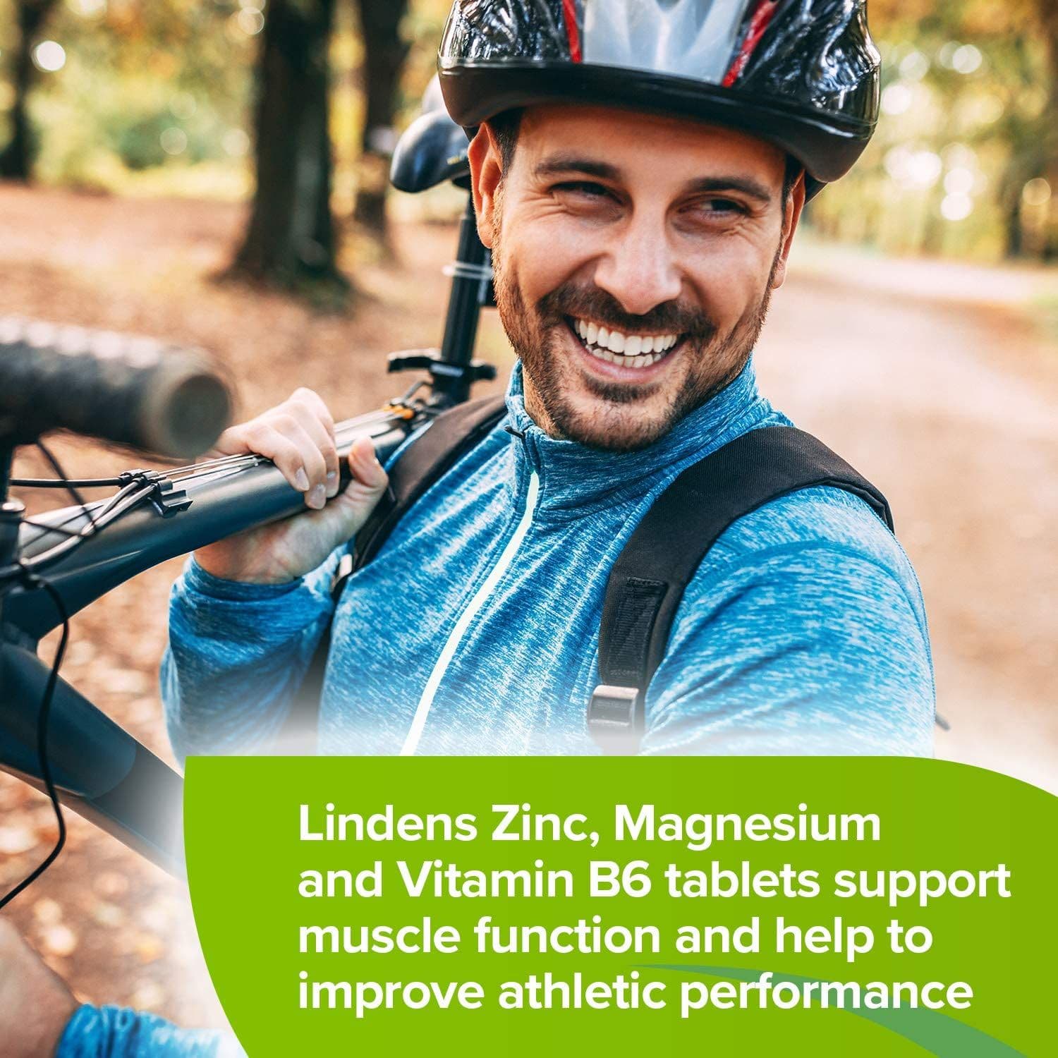 Zinc Magnesium & Vitamin B6 x 90 Tabs; Muscle Energy Hormones; Lindens