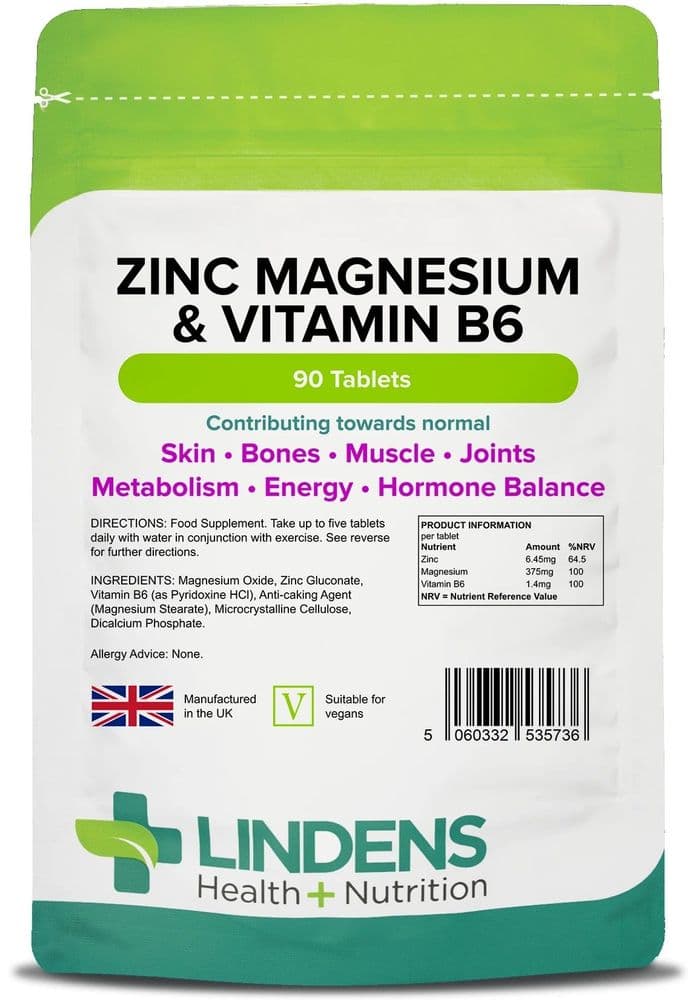 Magnesium Zinc B6 Supplement At Robert Lindsay Blog - View #7
