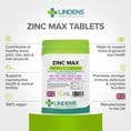 Zinc Max (With Copper & Vitamin C) x 90 Tablets; Lindens
