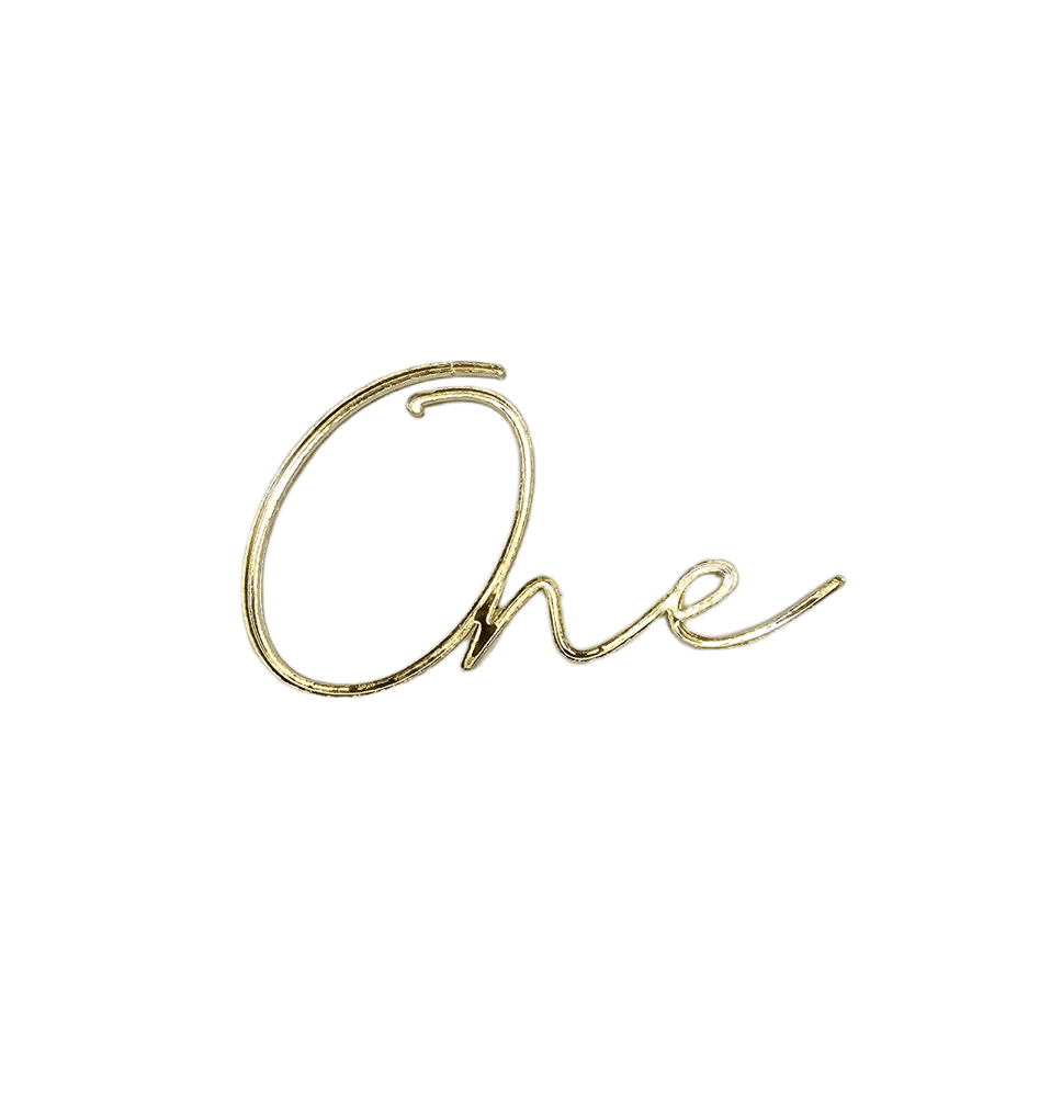 Acrylic Single Name/Word Cake Topper