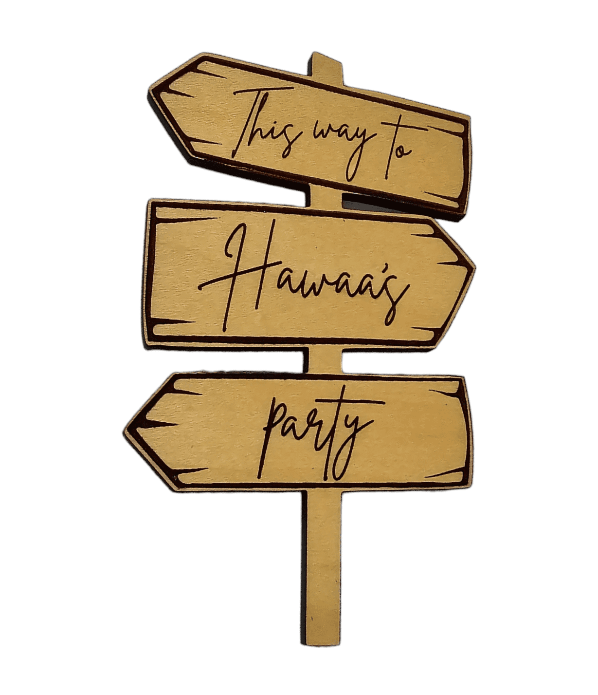 Custom Sign Post Acrylic or Wood