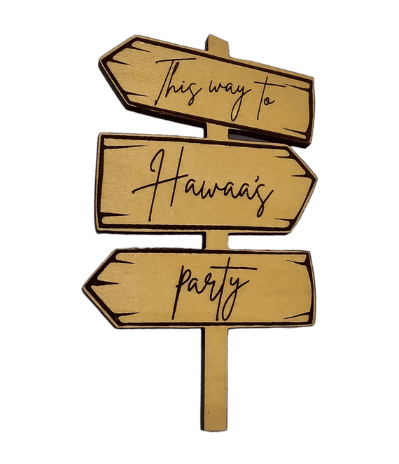 Custom Sign Post Acrylic or Wood