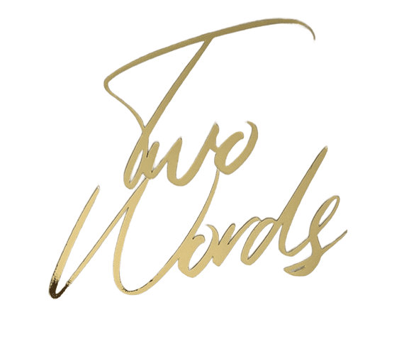 Personalised Two Words/Names Cake Topper
