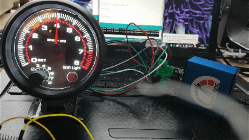 RPM Gauge Signal Converter for SimHub