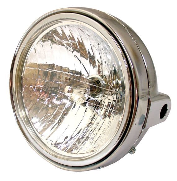 Universal 5 inch Single Round Motorcycle Headlamp Unit