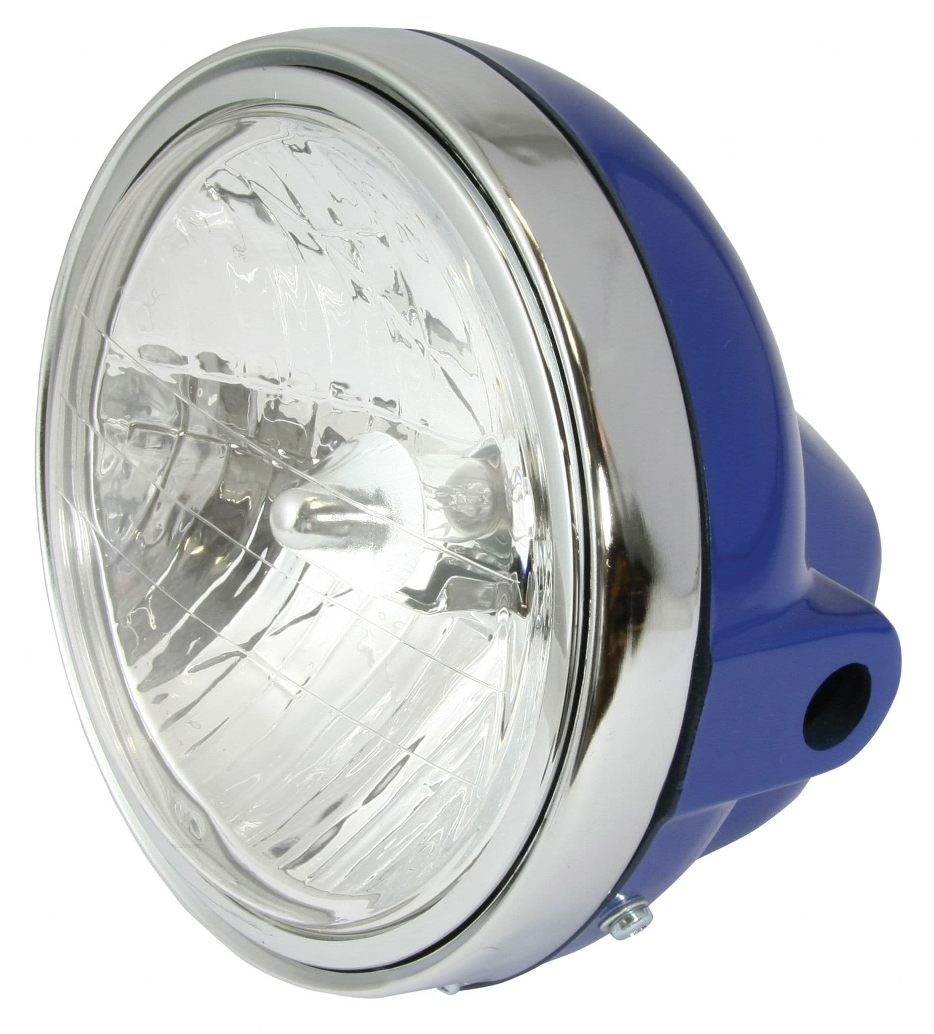 Universal 7 inch round motorcycle headlight unit choice of colours
