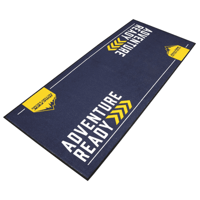 Adventure Series Garage Mat - Blue / Yellow