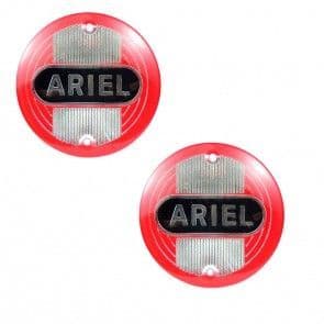 Ariel Fuel Tank Badges in Red (pair)