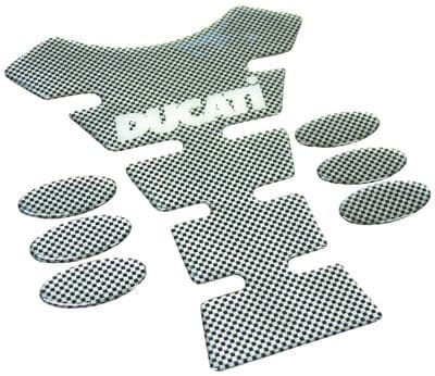Bike Logo Tank Pad - Ducati