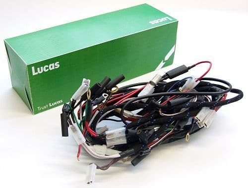 Classic Bike Shop Cloth Wrapped Wiring Loom For BSA A7 A10 Swing Arm 1954-1962 | Correct 901941