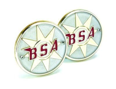 BSA Bantam, B40, A65 Fuel Tank Badges (pair)