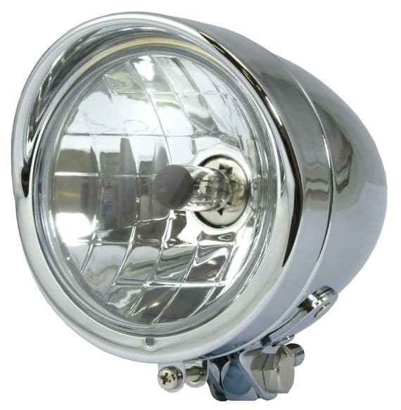 Universal 5 inch Single Round Motorcycle Headlamp Unit