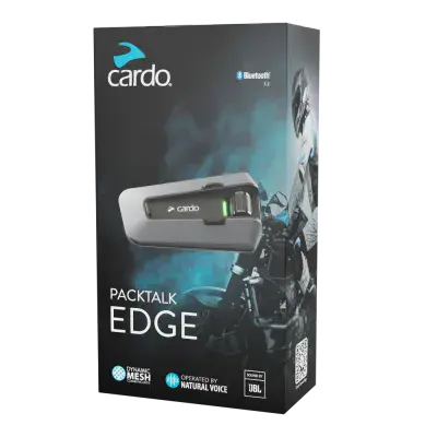 Cardo Packtalk Edge Mesh Intercom - Single