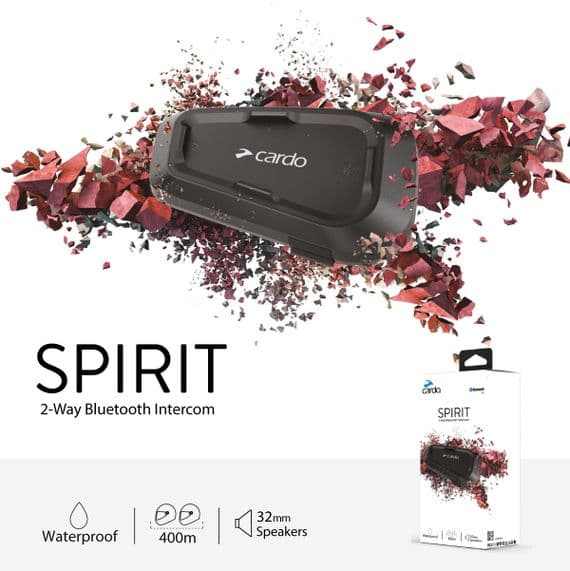 Cardo Spirit Bluetooth Intercom - Duo Pack