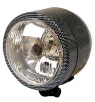Dominator Single Round Headlamp Unit - choice of colours