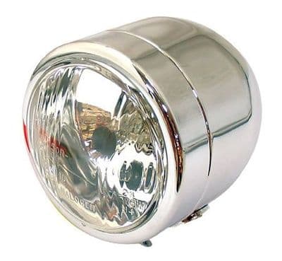 Dominator Single Round Headlamp Unit - choice of colours
