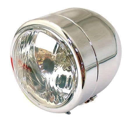 Dominator Single Round Headlamp Unit - choice of colours
