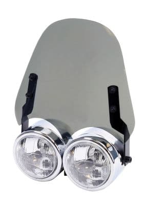 Fly Screen for Dominator Twin Round Headlamp Sets - choice of colours
