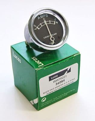 Genuine Lucas Ammeter - 6 volt / 8 amp