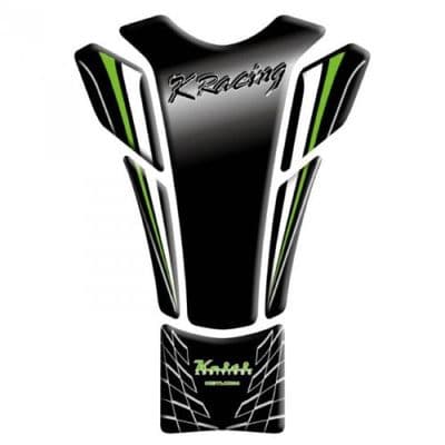 Kawasaki Racing Black Tank Pad by Keiti