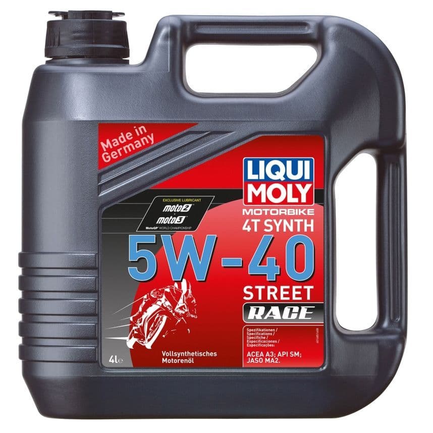 Liqui Moly 4Stroke Fully Synthetic Street Race Oil 5w/40