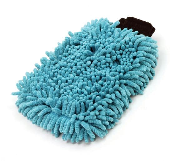 Microfibre and Chenille Wash Mitt for car and motorcycles