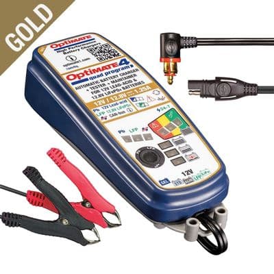 Optimate 4 Quad Premium - BMW / Triumph (includes DIN Connector)