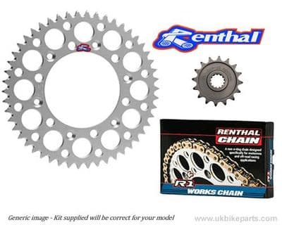 Renthal Sprockets and Renthal R1 Works Chain - Honda CRF 250 R (2004-2009)