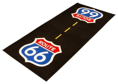 Route 66 Garage Mat