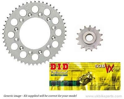 Steel Sprockets and DID X-Ring Chain - Honda CBR 125 R (2004-2009)
