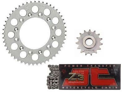 Steel Sprockets and JT Z3 Chain - Honda VTR 1000 F Firestorm (1997-2005)