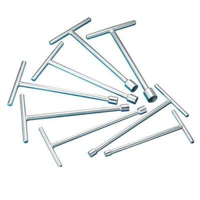 T-Bar Socket Spanners - 8 piece set