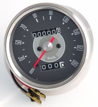 Triumph Speedometer (1966-70) - Grey Face - KMH