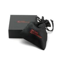 Braided Leather Bracelet With Sterling Silver Trigger Clasp-Dark Brown