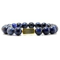 Mens Essential Sodalite & Gold Bracelet