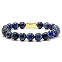 Mens Essential Sodalite & Gold Bracelet